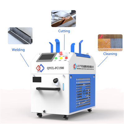Máquina de soldadura do laser da limpeza do corte do laser da fibra da nova tecnologia para o metal 3 em 1